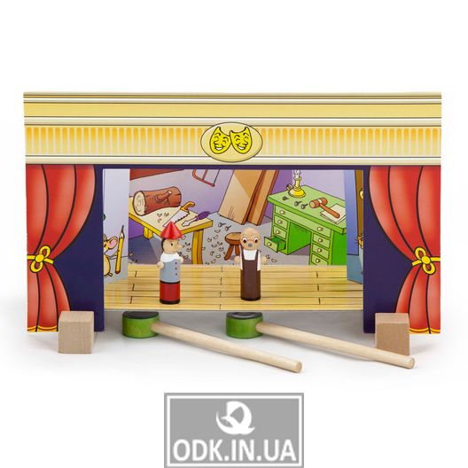 Wooden Game Set Viga Toys Magnetic Theater (56005)