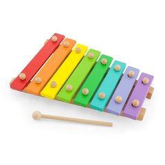 Музична іграшка Viga Toys Дерев'яний ксилофон, 8 тонів (58771)