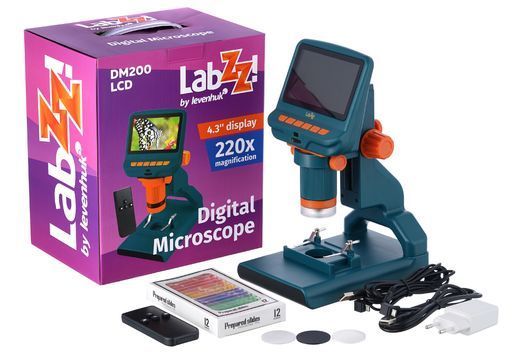 Мікроскоп цифровий Levenhuk LabZZ DM200 LCD