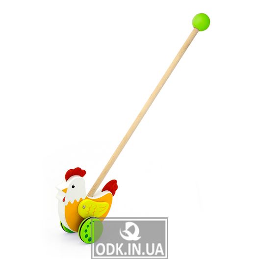 Wooden wheelchair Viga Toys Rooster (50964)