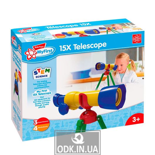 Мій перший телескоп 15x Edu-Toys (JS005)
