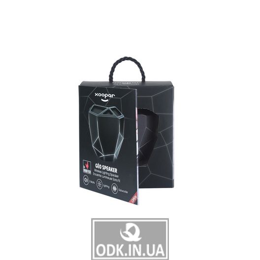 Акустична Система Xoopar - Geo Speaker (Чорна З Білим, Led Підсвічування, З Bluetooth, Моно)