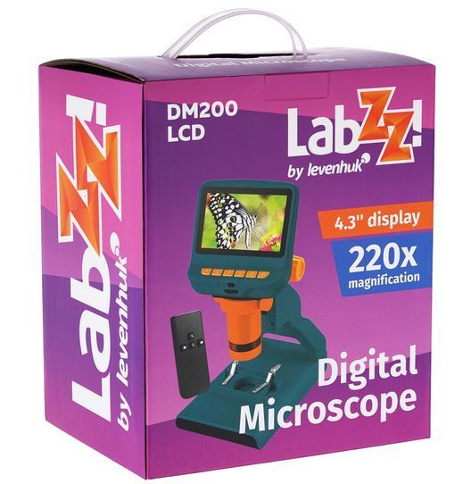 Мікроскоп цифровий Levenhuk LabZZ DM200 LCD