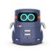 Smart robot with touch control and training cards - AT-ROBOT 2 (dark purple)