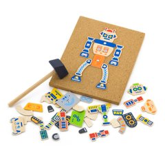 Set for creativity Viga Toys Wooden application Robot (50335)
