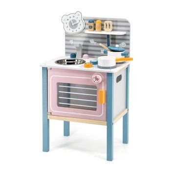 Дитяча кухня Viga Toys PolarB з дерева з посудом (44027)