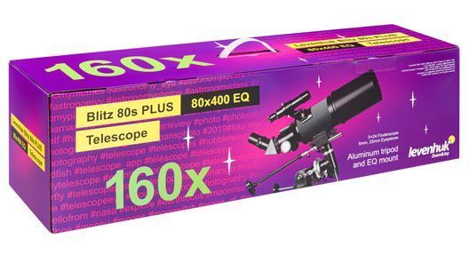 Телескоп Levenhuk Blitz 80 PLUS