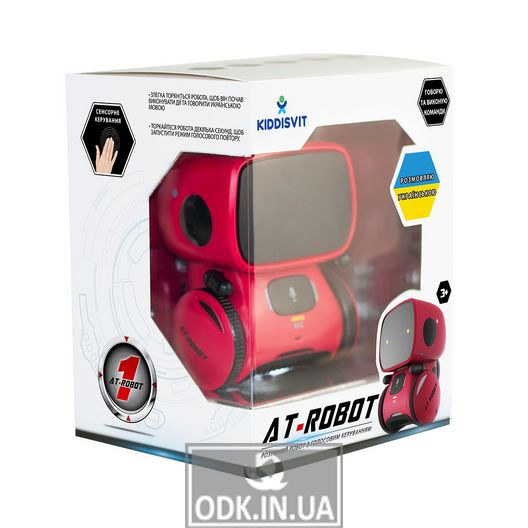 Інтеракт. робот з голосовим керуванням – AT-Rоbot (черв., укр.)