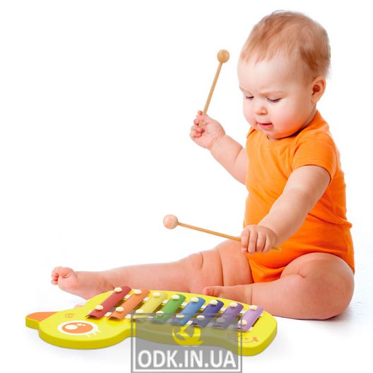 Музична іграшка Viga Toys Ксилофон-каченя (59769)
