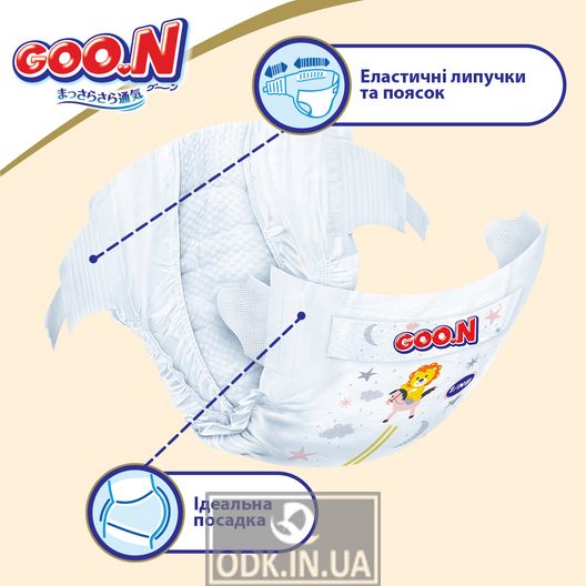 Goo.N Premium Soft diapers for children (S, 4-8 kg, 18 pcs)