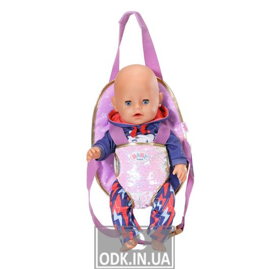 Рюкзак-кенгуру для куклы Baby Born серии "День Рождения" - Прогулка"