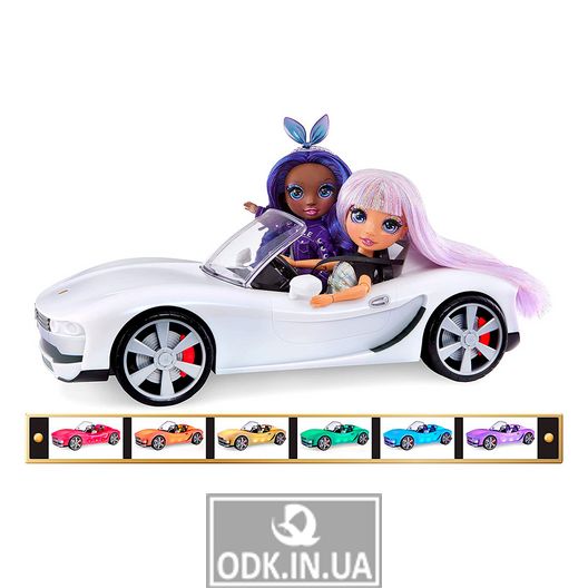 Автомобіль для ляльки Rainbow High - Різнокольорове сяйво