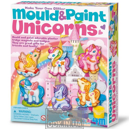 Set for creation of magnets from plaster 4M Unicorn (00-04708)