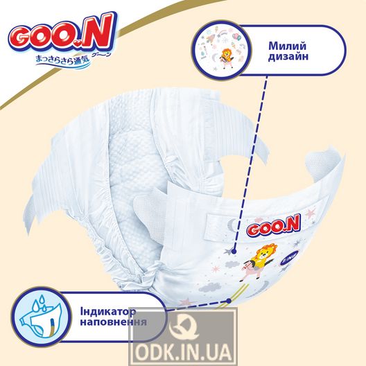 Подгузники Goo.N Premium Soft для детей (S, 4-8 кг, 18 шт)