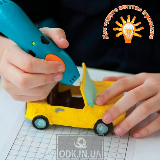 3D-ручка 3Doodler Start для дитячої творчості - Креатив (синя)