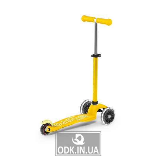 MICRO scooter of the Mini Deluxe LED series "- Yellow"