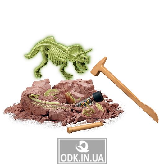 Набір для розкопок 4M ДНК динозавра Тріцератопс (00-07003)