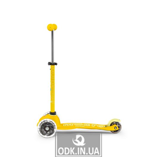MICRO scooter of the Mini Deluxe LED series "- Yellow"