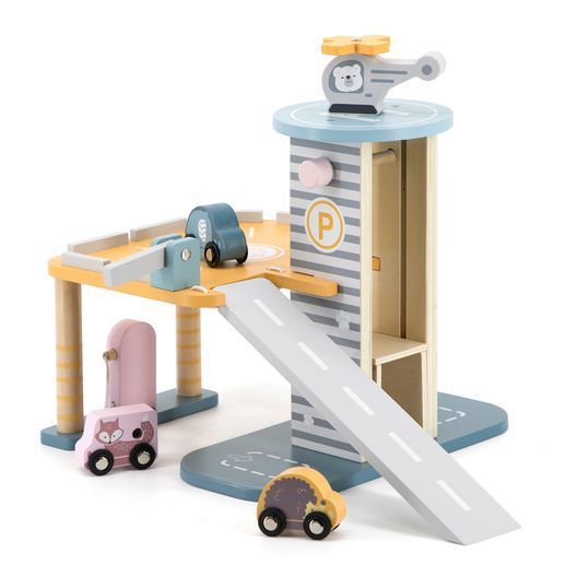 Дерев'яний ігровий набір Viga Toys PolarB Паркінг (44029)