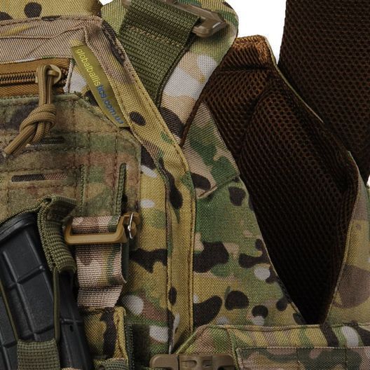 Плитоноска жіноча Warmor gen.3 FL (for Ladies). З підсумками під магазини АК і швидким бічним і верхнім скиданням (без плит). Мультикам.