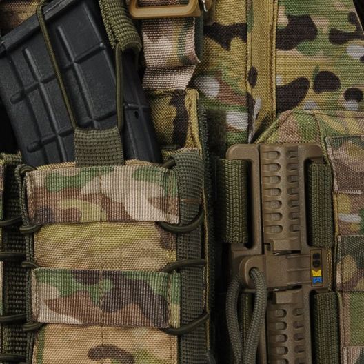 Плитоноска жіноча Warmor gen.3 FL (for Ladies). З підсумками під магазини АК і швидким бічним і верхнім скиданням (без плит). Мультикам.