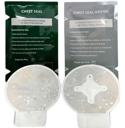 Тренувальна оклюзійна пов'язка Chest Seal, без клапану (не вентильована)