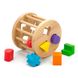 Wooden sorter Viga Toys Cylinder with figures (54123)