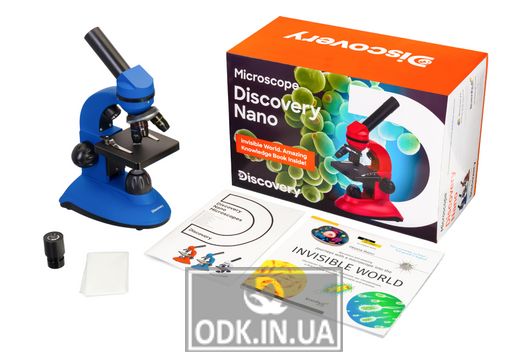 Discovery Nano Gravity microscope with book