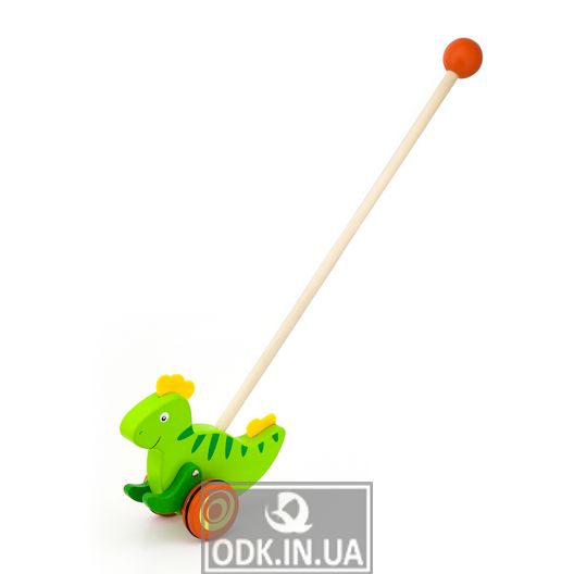 Дерев'яна каталка Viga Toys Динозаврик (50963)