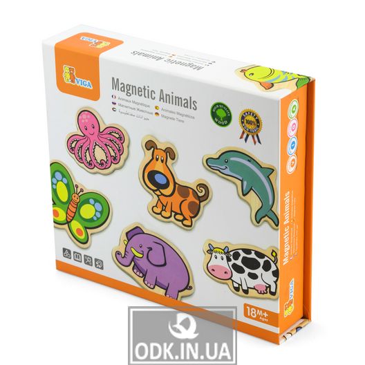 Set of magnets Viga Toys Animals, 20 pcs. (58923)