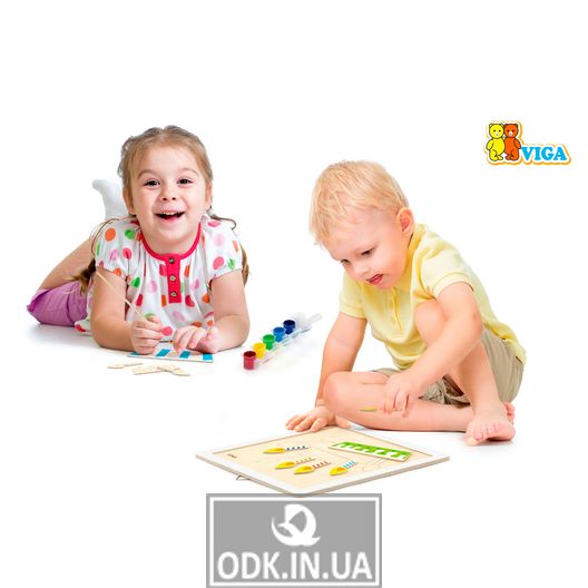 Набор для творчества Viga Toys Картина своими руками Торт (50684)