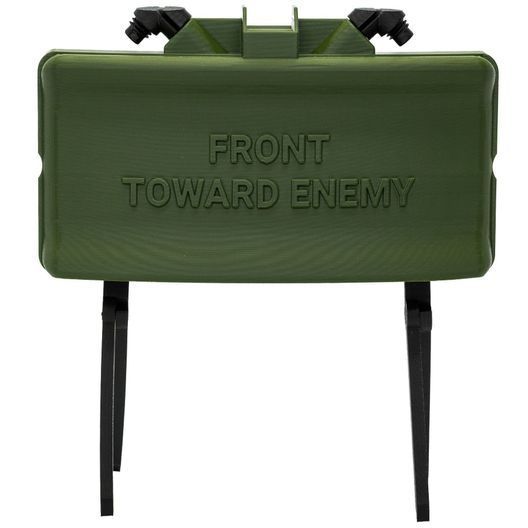 Макет протипіхотної осколкової міни спрямованого ураження M18 Claymore Rescue Ready