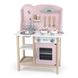 Children's kitchen from a tree with ware of Viga Toys PolarB pink (44046)