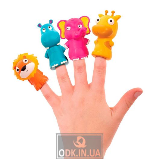 Game set of the Finger Theater series - Team Africa