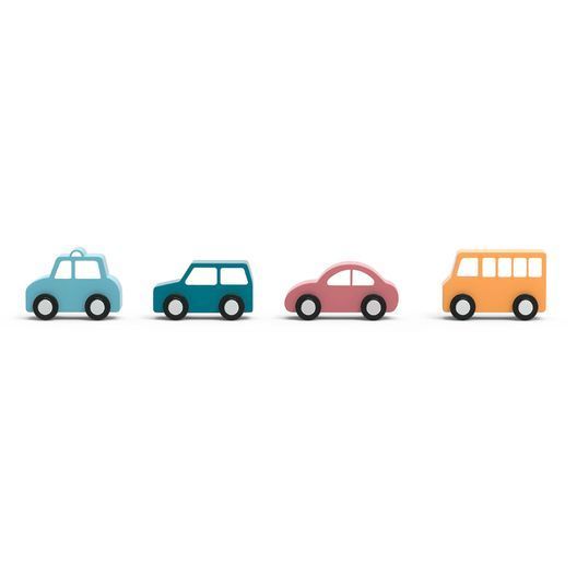 Дерев'яний ігровий набір Viga Toys PolarB Місто, 56 ел. (44040)