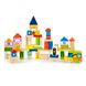 Wooden cubes Viga Toys City, 75 amount, 3 cm (50287)