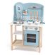 Children's kitchen from a tree with ware of Viga Toys PolarB blue (44047)