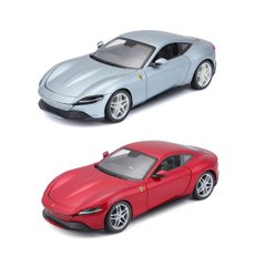 Car model - Ferrari Roma (assorted gray metallic, red metallic, 1:24)