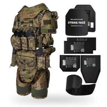 Бронежилет 6 класу Warmor Gen.3 FullSet SPECPROM. Балістичні пакети 1 класу. Мультикам (00000001978)