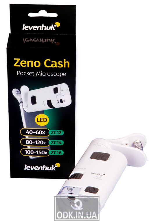 Pocket microscope for checking money Levenhuk Zeno Cash ZC12