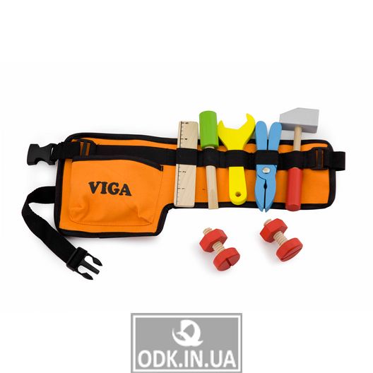 Дерев'яний ігровий набір Viga Toys Пояс з інструментами (50532)