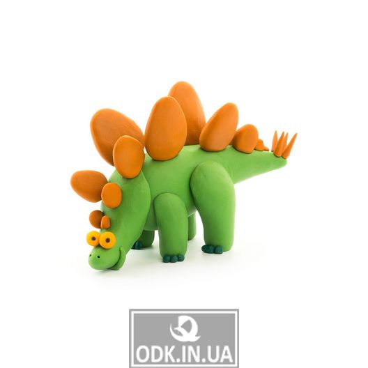 Набор самотвердеющего пластилина ЛИПАКА – Стегозавр, Пахицефалозавр, Брахиозавр