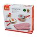 Children's kitchen set Viga Toys Toy ware from a tree, red (50721)