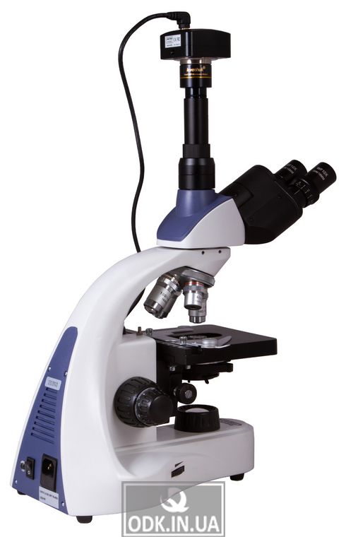 Мікроскоп цифровий Levenhuk MED D10T, тринокулярний