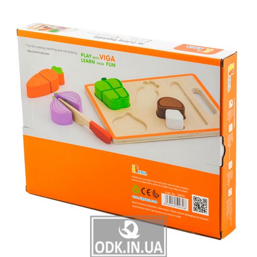 Toy products Viga Toys Wooden vegetables (50979)