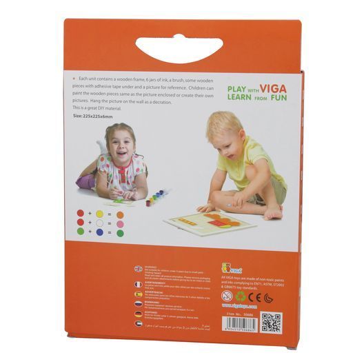 Набір для творчості Viga Toys Картина власноручно Паровозик (50686)