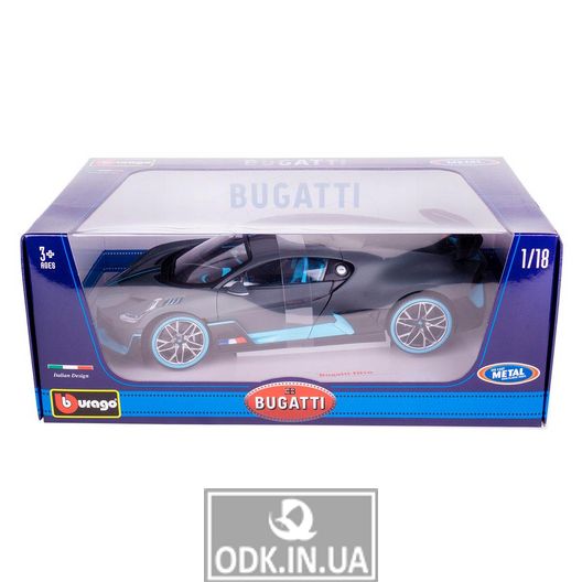 Автомодель - Bugatti Divo (темно-сірий, 1:18)