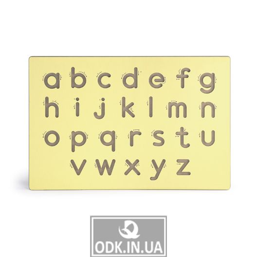 Деревянная доска Viga Toys Написание строчных букв (50858)
