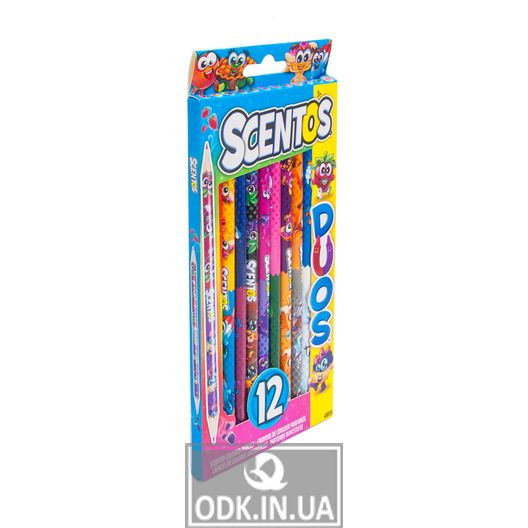 A set of fragrant pencils - Double fun