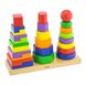 Set of wooden pyramids Viga Toys Three figures (50567)